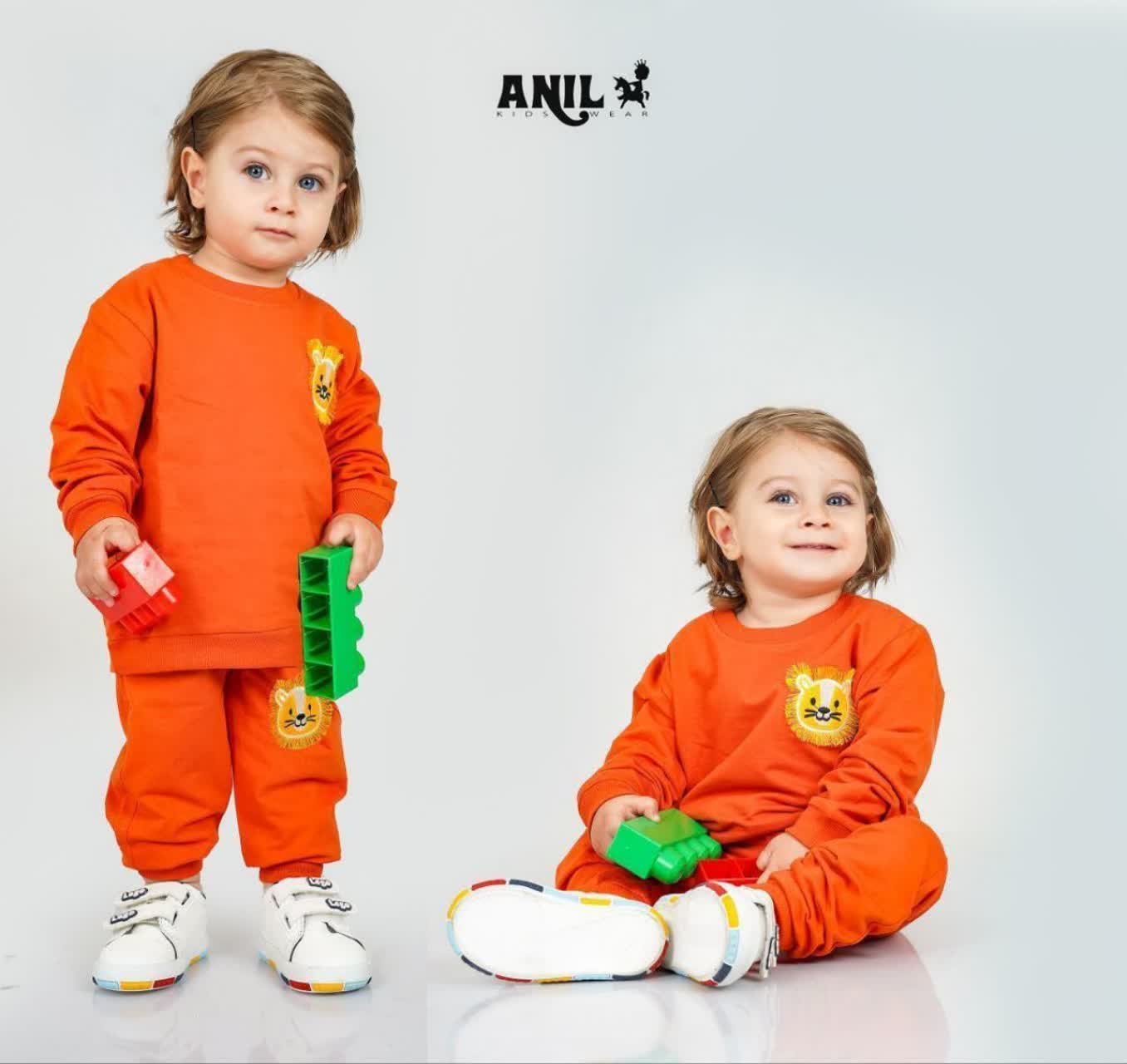 بلوز شلوار گلدوزی طرح شیر